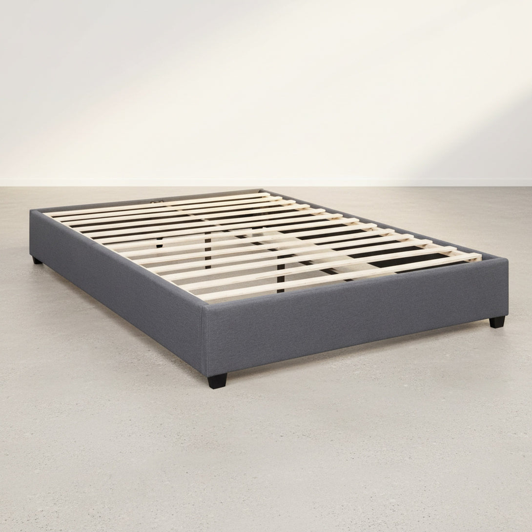 Bromo King Bed Frame - Grey