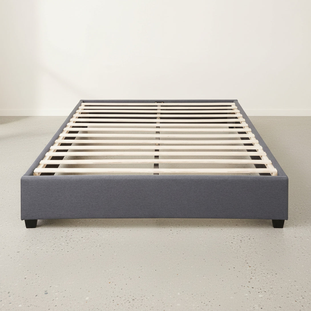 Bromo King Bed Frame - Grey