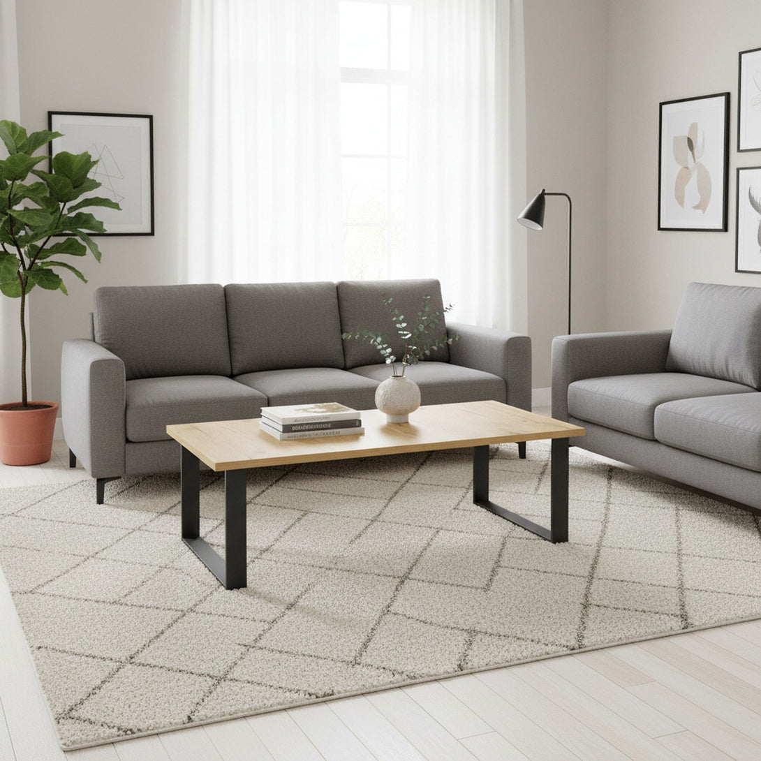 Frohna Rectangular Coffee Table - Oak