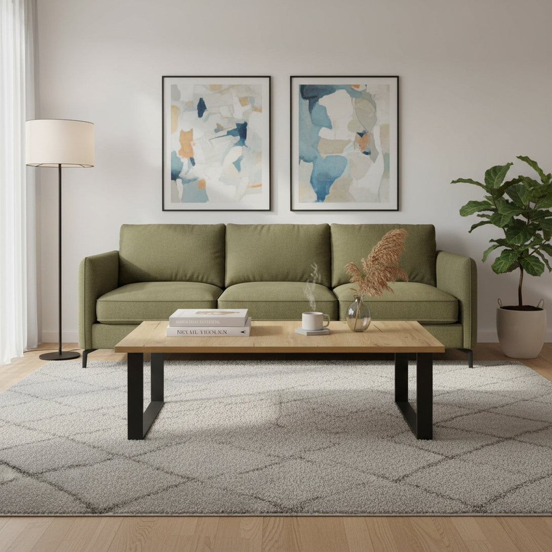 Frohna Rectangular Coffee Table - Oak