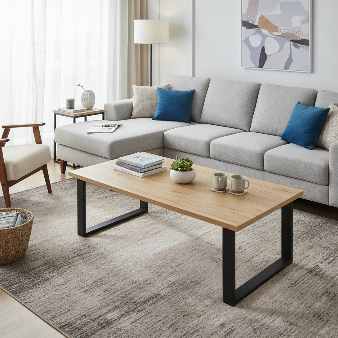 Frohna Rectangular Coffee Table - Oak