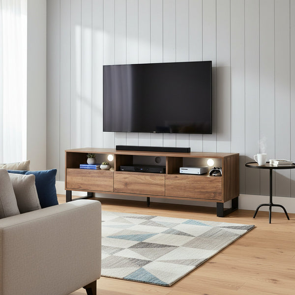 Frohna 1.6m Entertainment Unit - Walnut