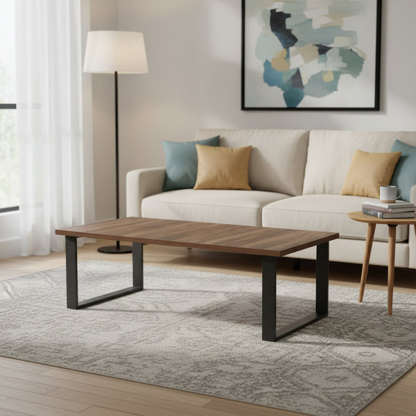 Frohna Rectangular Coffee Table - Walnut