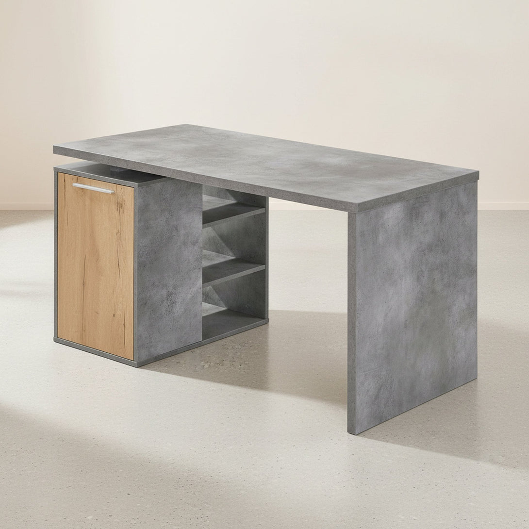 Clifford 140cm Computer Desk - Cement
