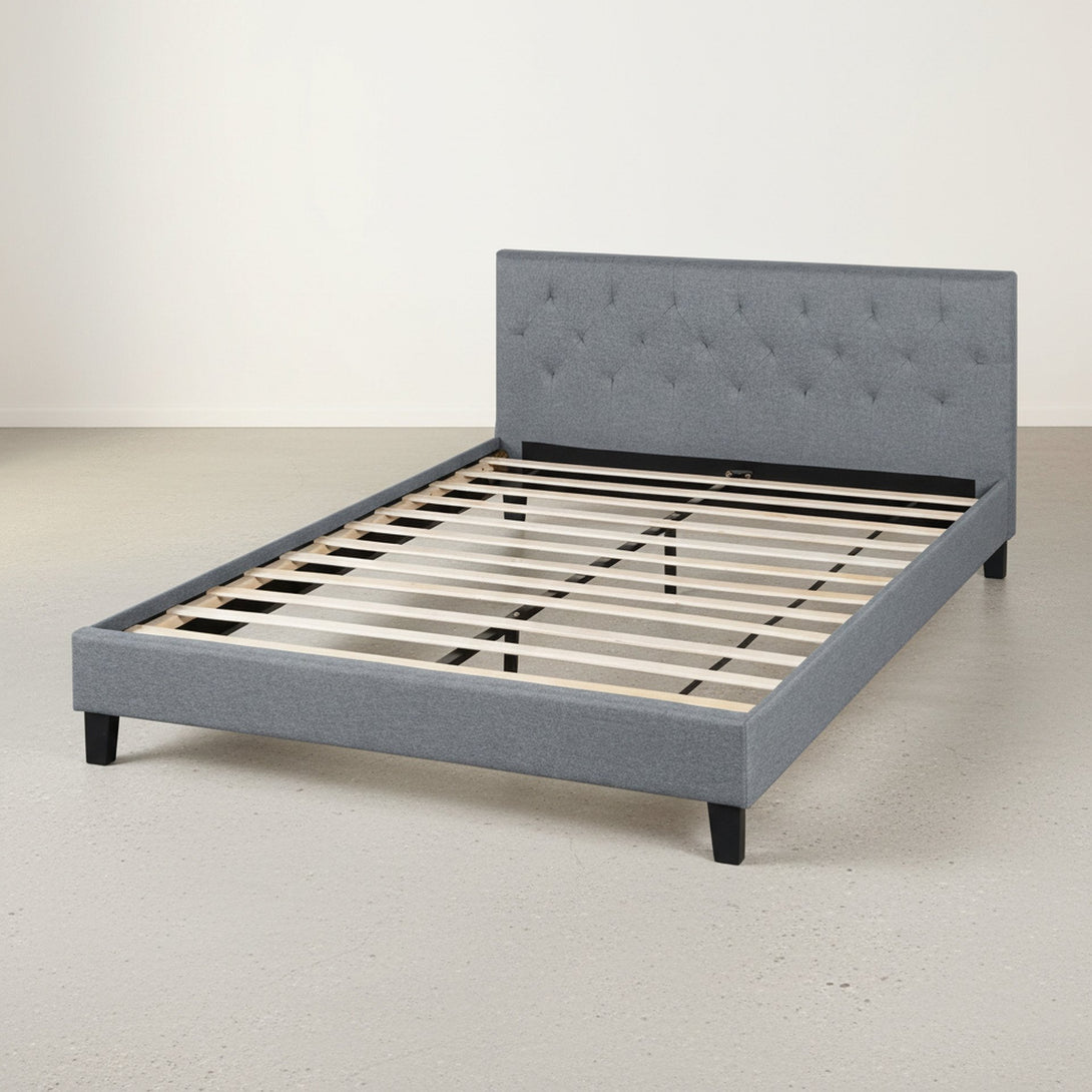 Blane Queen Bed Frame - Grey