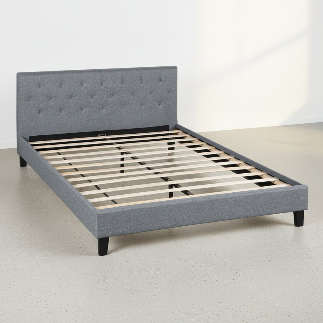 Blane Queen Bed Frame - Grey