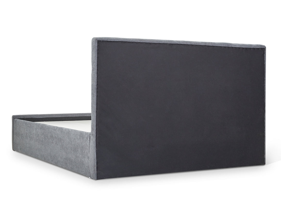 Treasurebox MUSALA King Bed Frame with Storage - DARK GREY