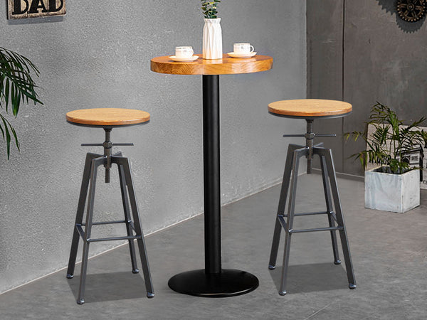 Pax Swivel Bar Stool - Oak