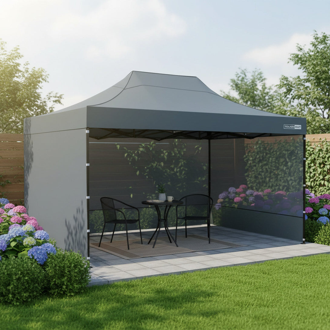 Toughout Breeze Gazebo 3 x 4.5m - Grey