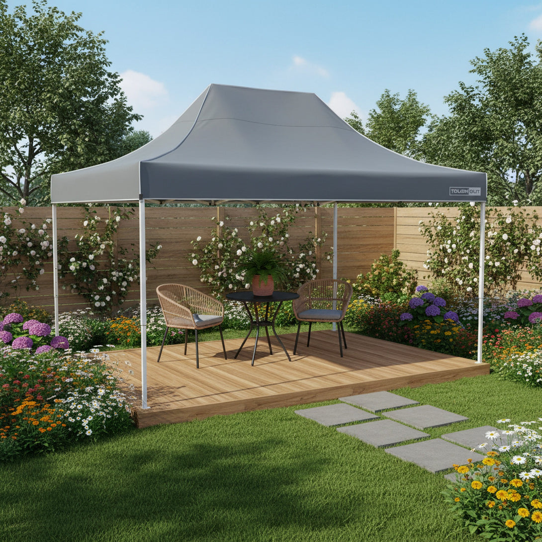 Toughout Thunderstorm Gazebo 3 x 4.5m - Grey