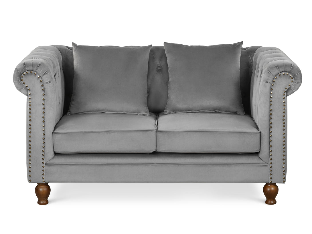 Treasurebox Vagas 2 Seater Sofa - Grey