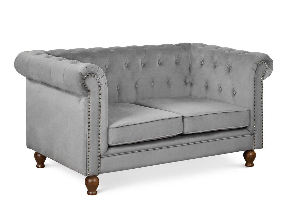 Treasurebox Vagas 2 Seater Sofa - Grey