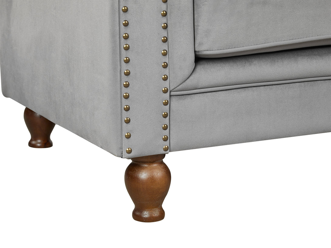 Treasurebox Vagas 2 Seater Sofa - Grey