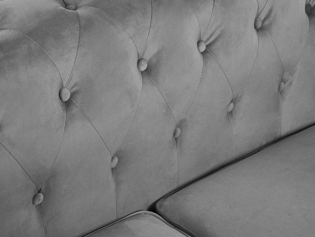Treasurebox Vagas 2 Seater Sofa - Grey