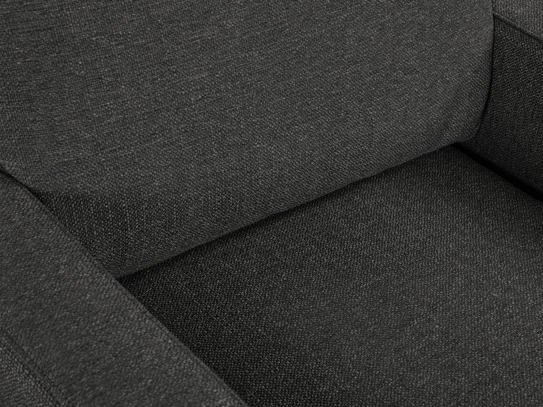 Treasurebox Toronto Occasional Fabric Chair - Dark Grey