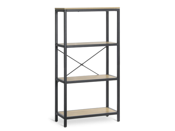 Mainit 4 Tier Bookshelf - Oak