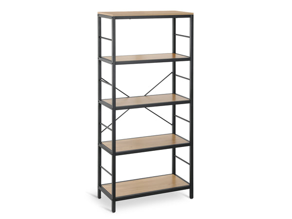 MAINIT 5 Tier Bookshelf - Oak