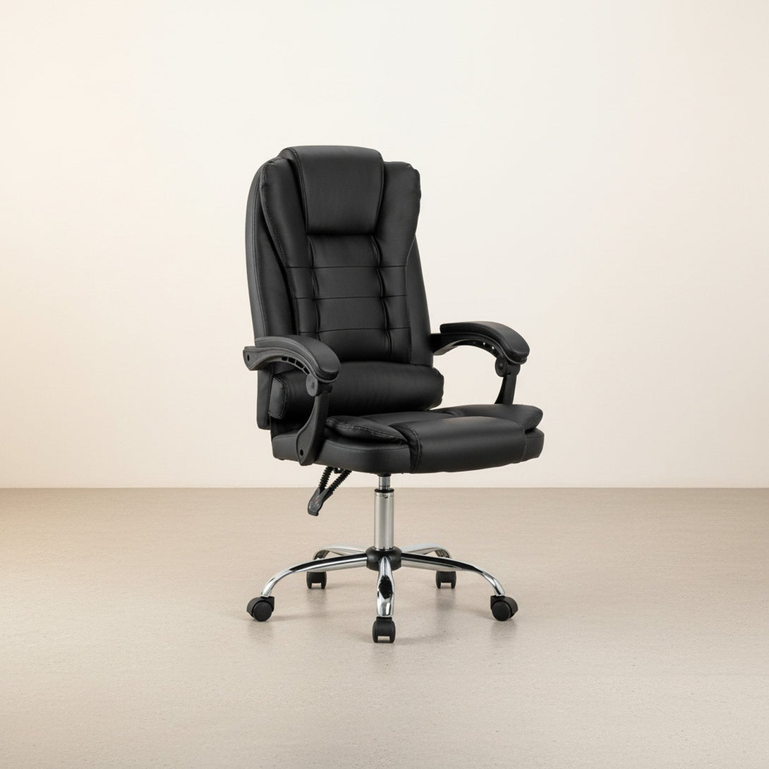 Carleen Massage Office Chair - Black