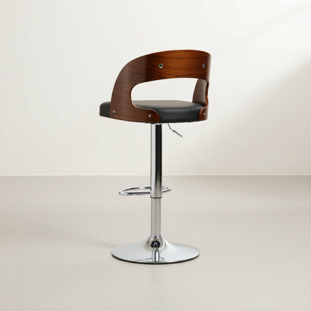 Holt Swivel Bar Stool - Black