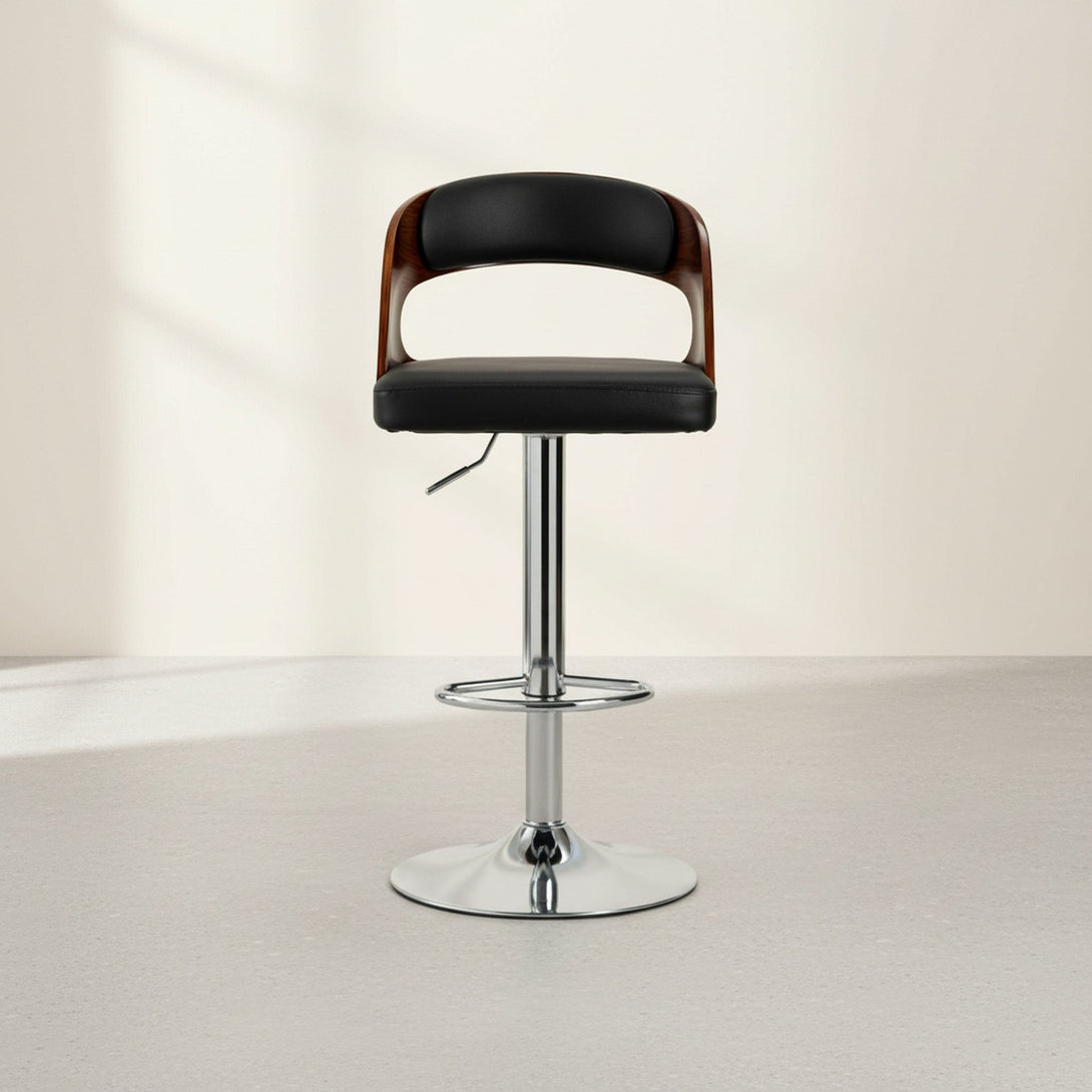 Holt Swivel Bar Stool - Black