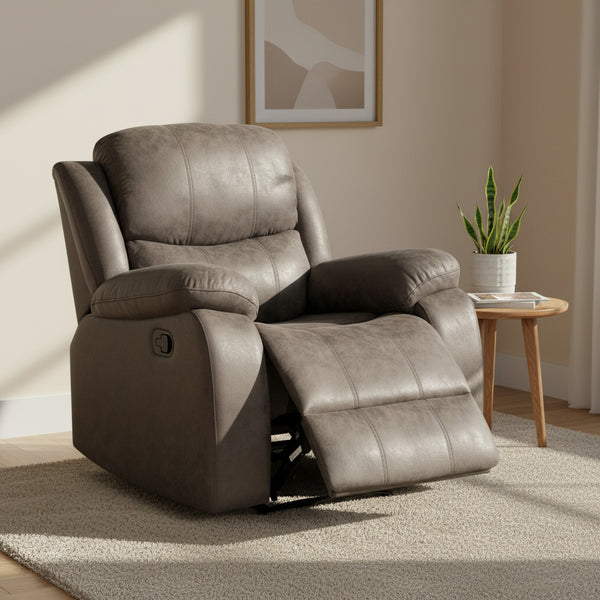 Wilson Manual Recliner Chair - Brown