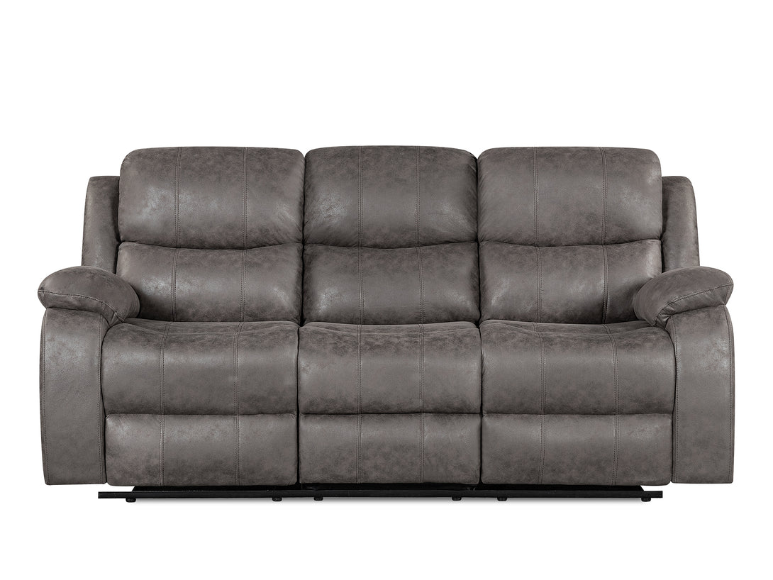 Wilson Manual 3 Piece Recliner Sofa Set - Brown