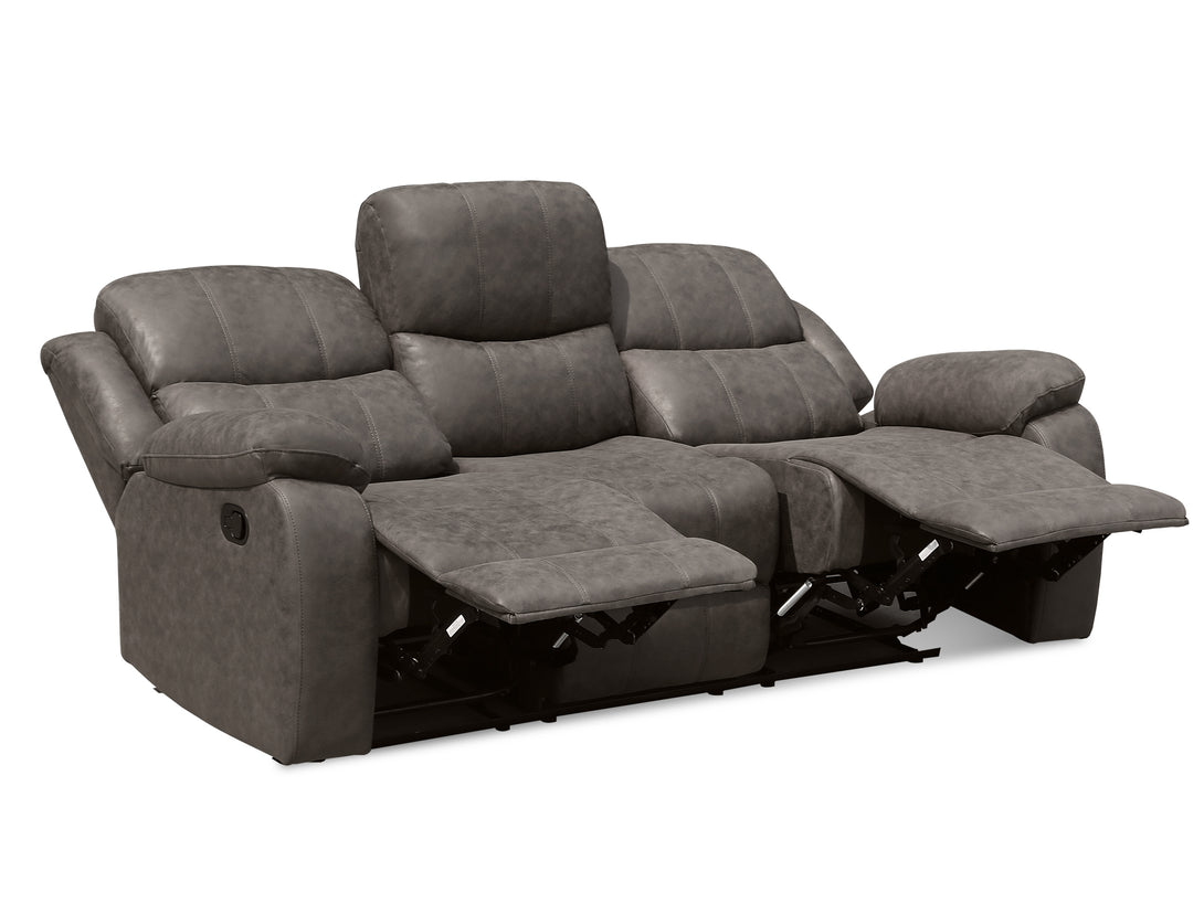 Wilson Manual 3 Piece Recliner Sofa Set - Brown