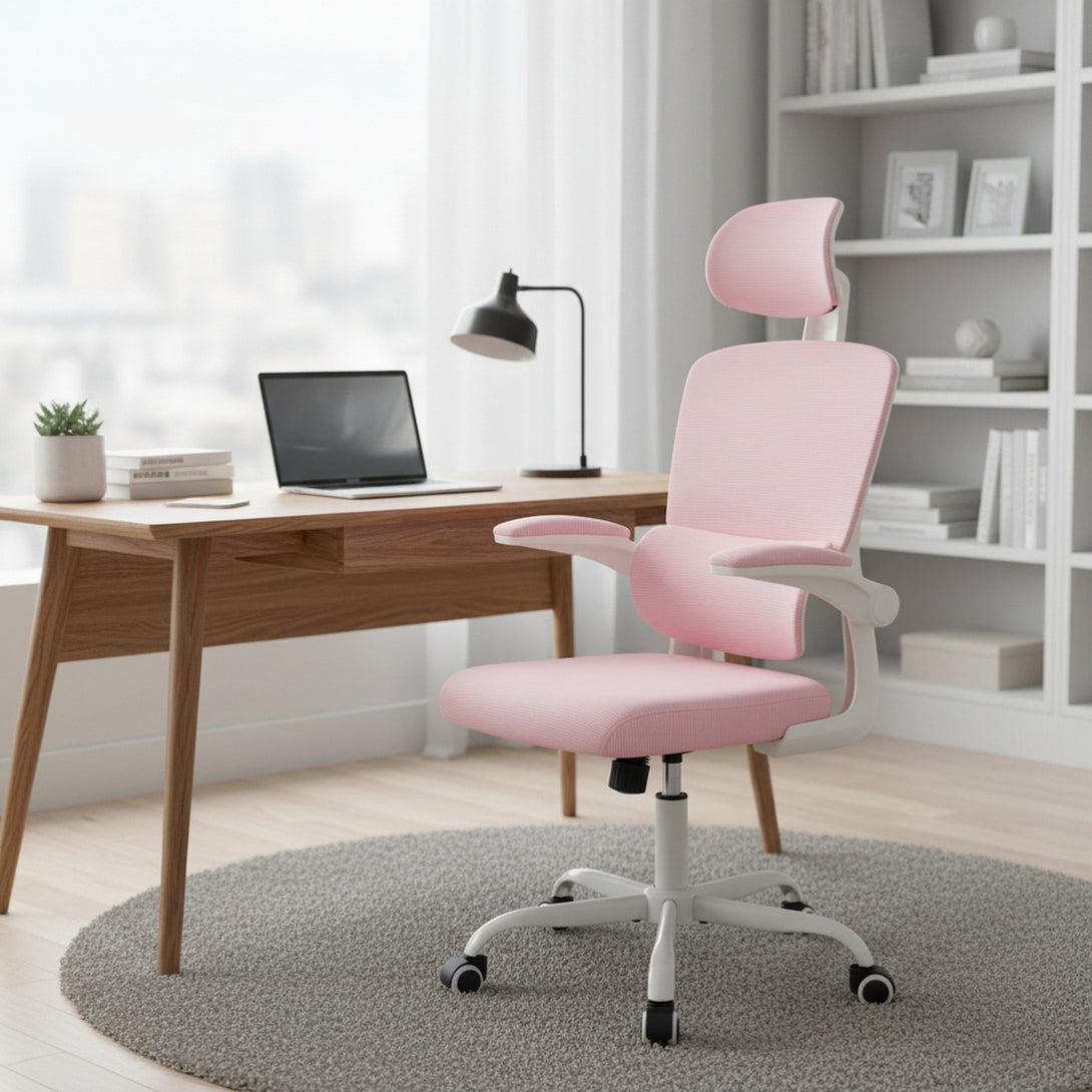 Edison Office Chair - Pink