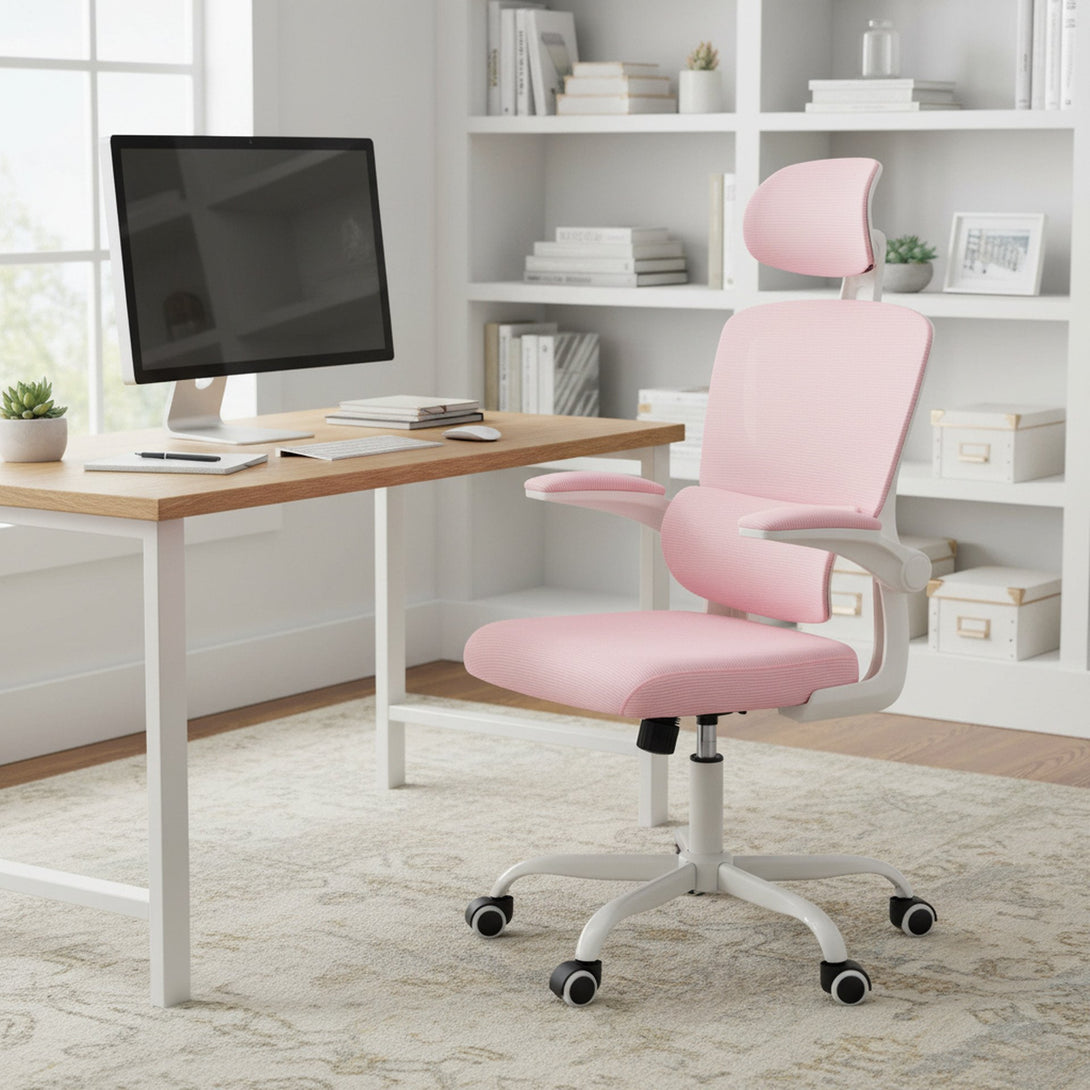Edison Office Chair - Pink