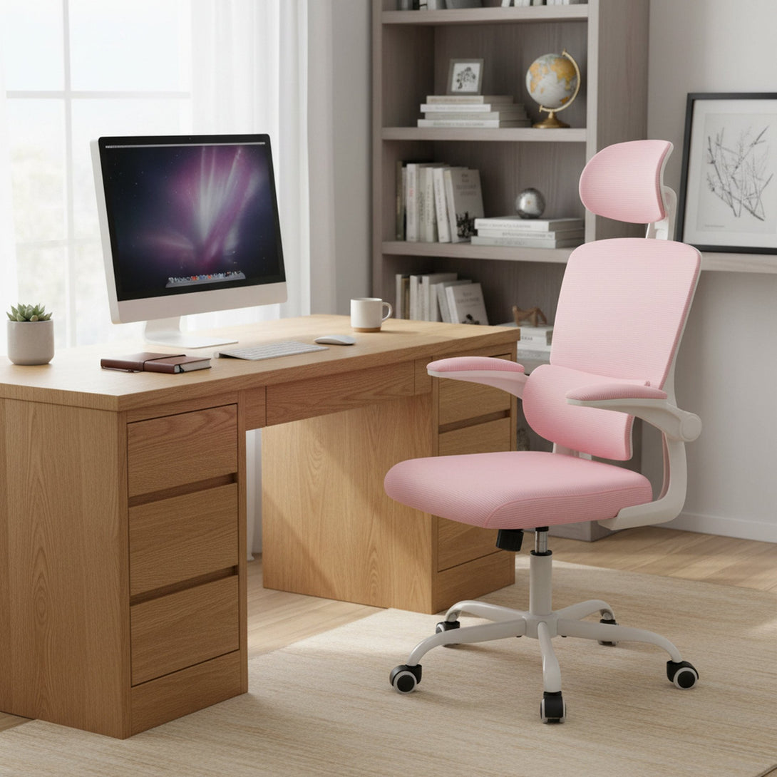 Edison Office Chair - Pink