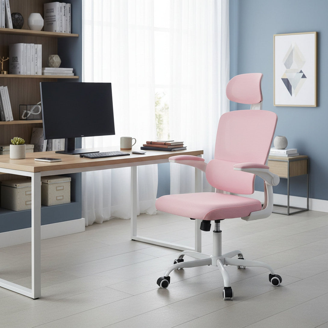 Edison Office Chair - Pink