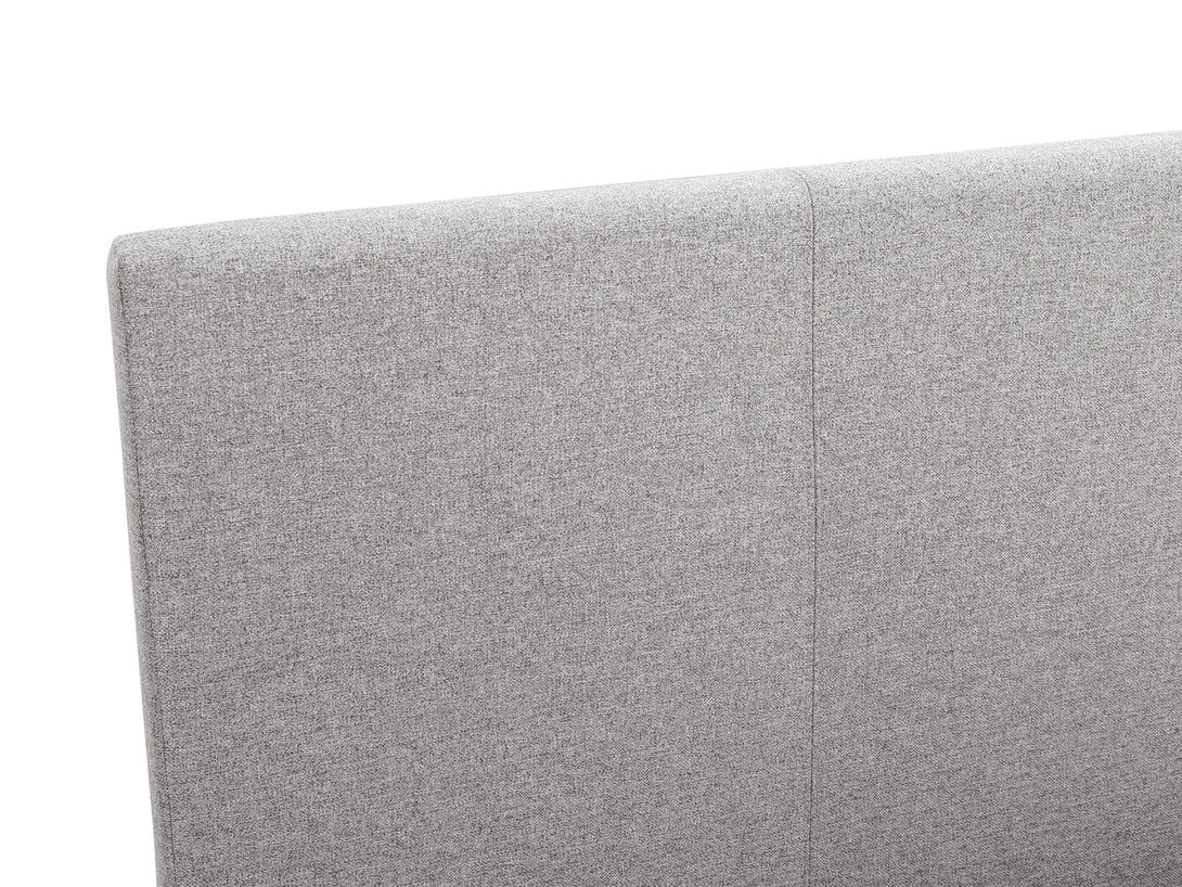 Carbine Double Gas Lift Storage Bed Frame - Light Grey