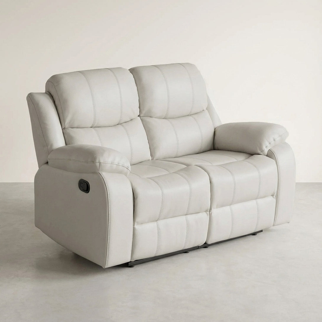 Wilson Manual 2 Seater Recliner Sofa - Beige
