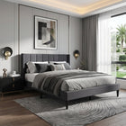 Careys Queen Bed Frame - Dark Grey