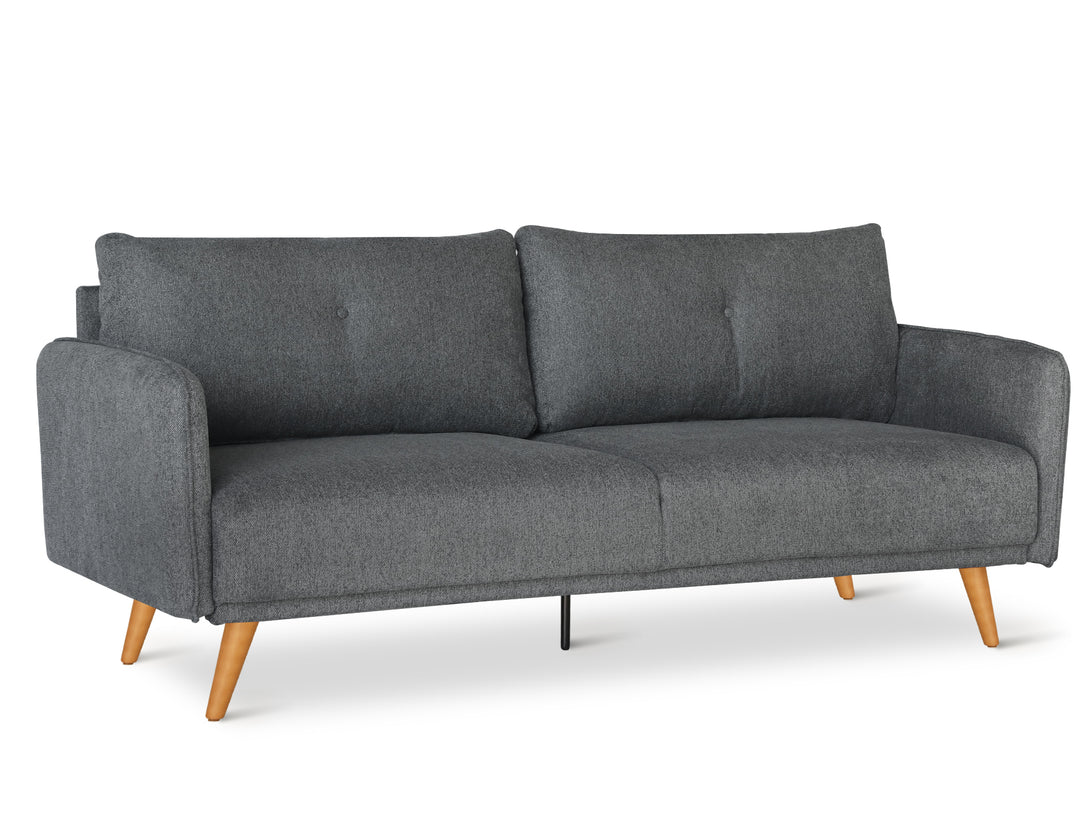 Treasurebox Harlan 3 Seater Sofa - Dark Grey