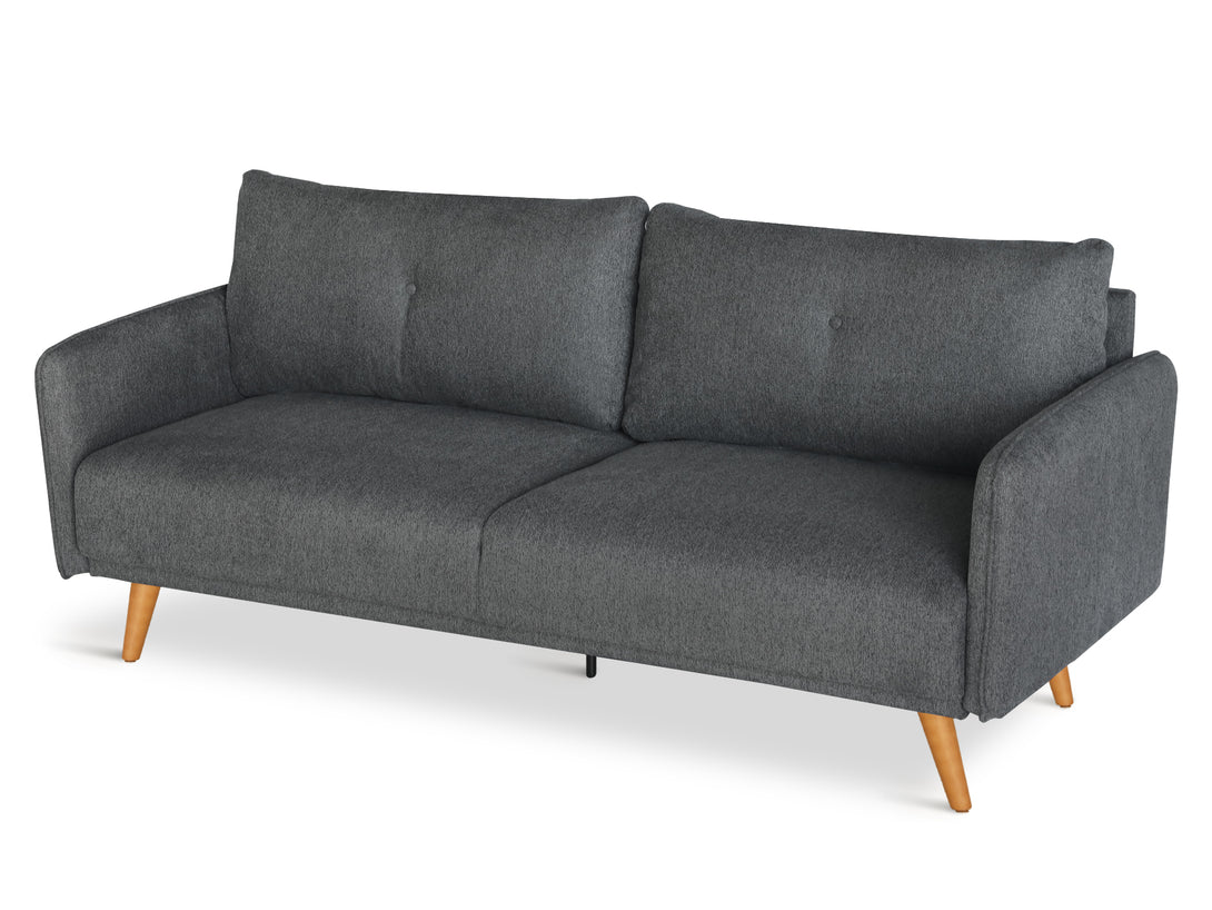 Treasurebox Harlan 3 Seater Sofa - Dark Grey