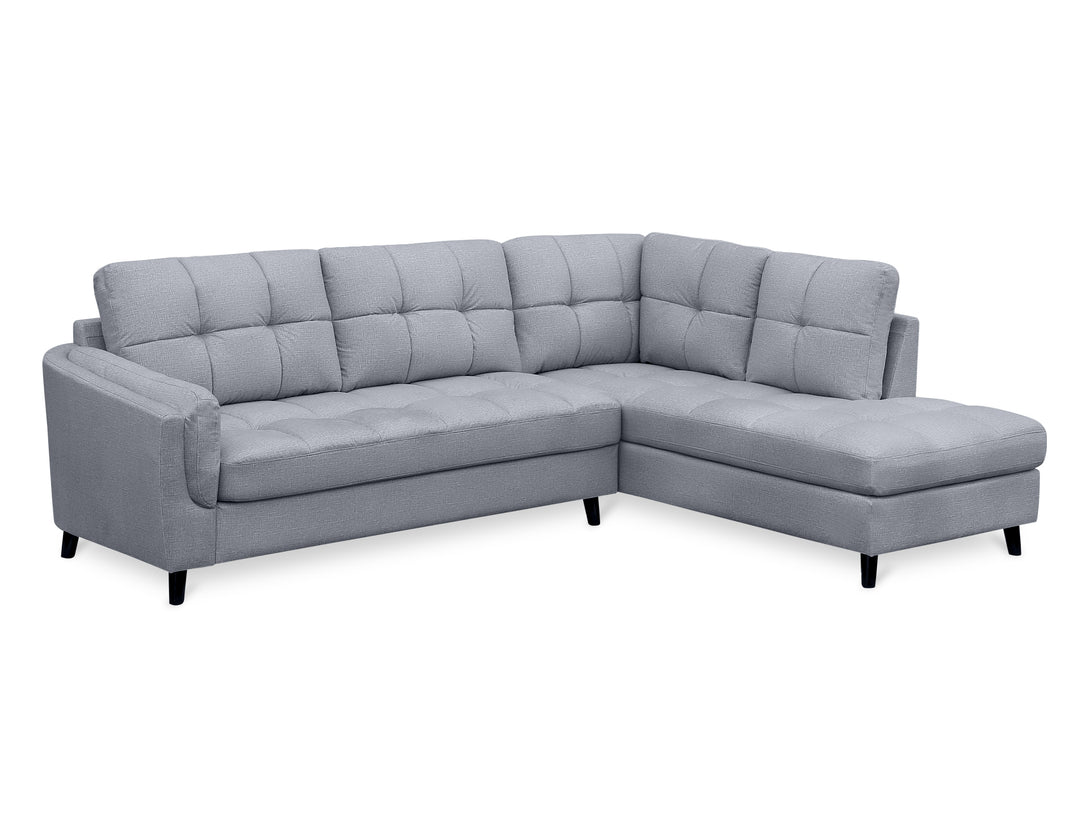 Treasurebox Parkham Corner Sofa - Light Grey