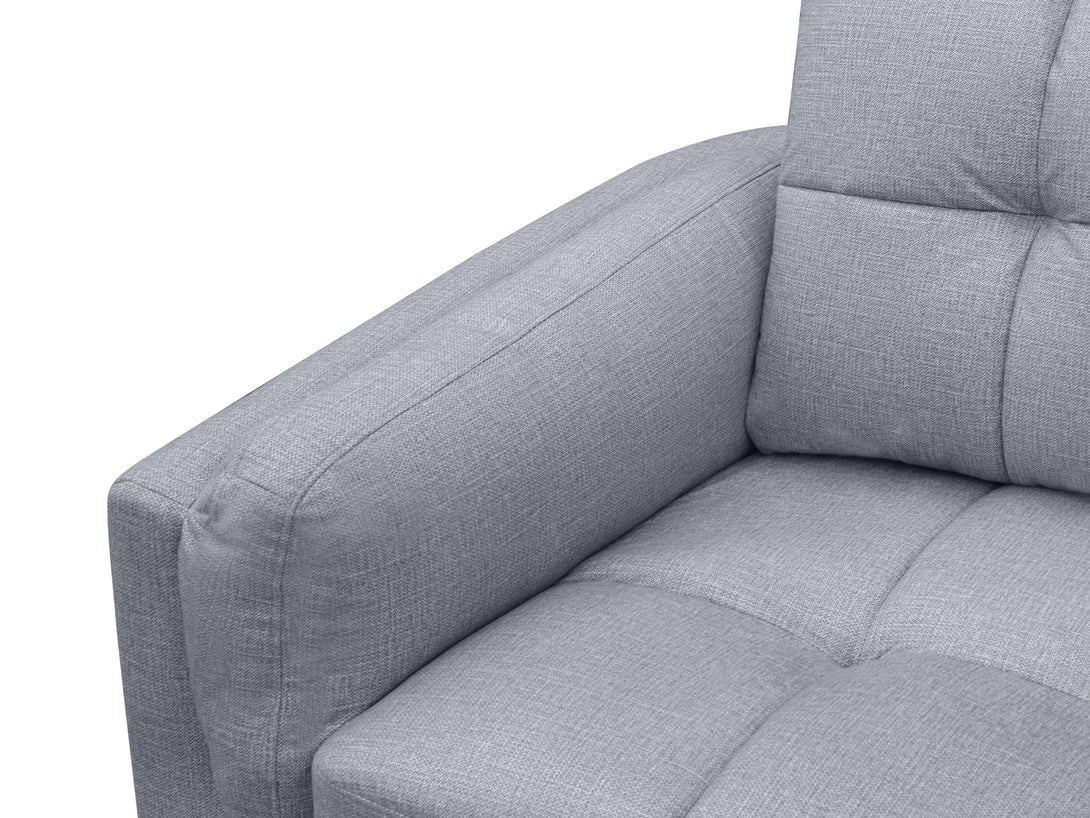 Treasurebox Parkham Corner Sofa - Light Grey