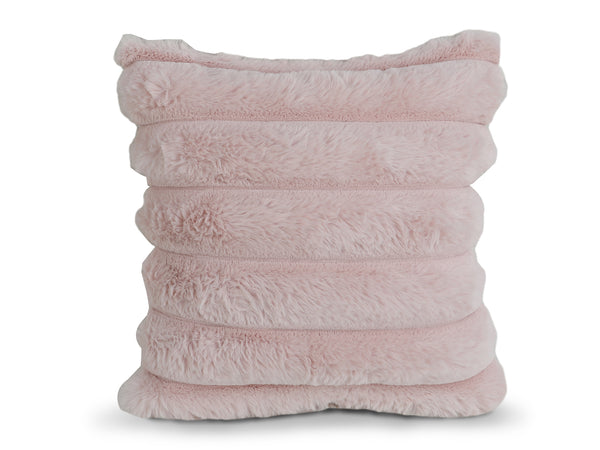 Fluffy Cushion Pink 45x45cm
