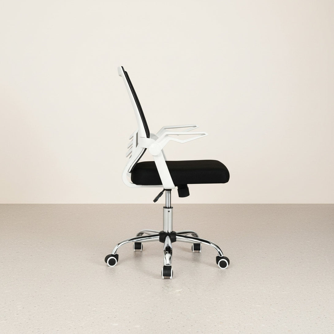 Leon Office Chair - Black + White