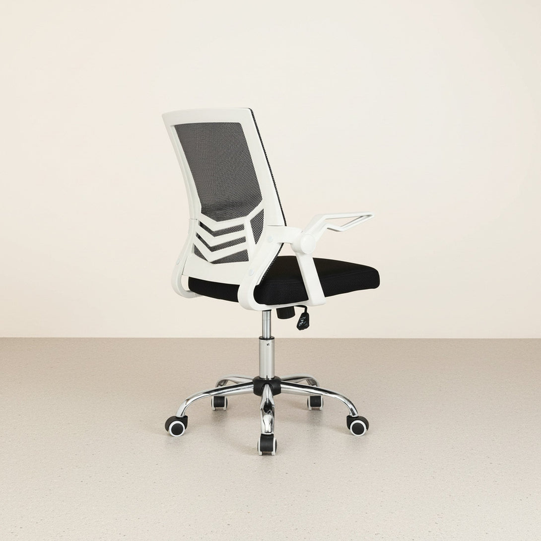 Leon Office Chair - Black + White