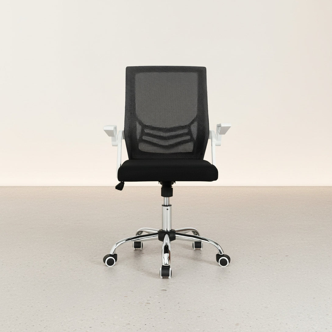 Leon Office Chair - Black + White