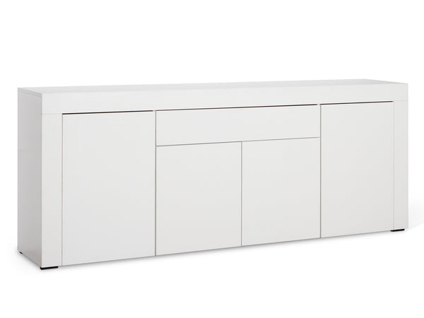 Guier High Gloss Sideboard Buffet Table - White