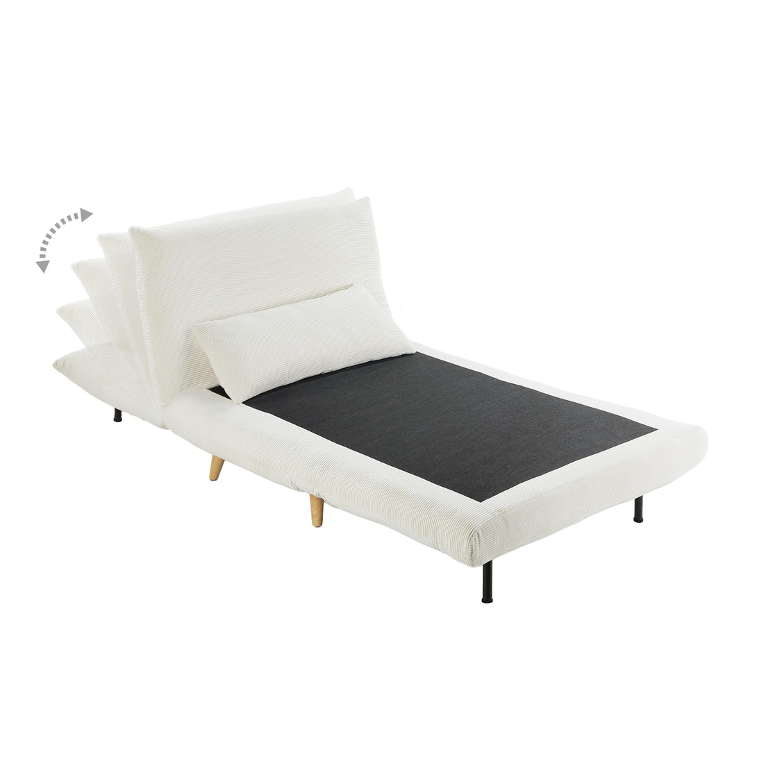 Hastings 1 Seater Fold-Out Sofa Bed - Beige