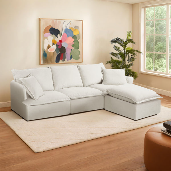 Haworth Modular Sofa - Silver Cloud