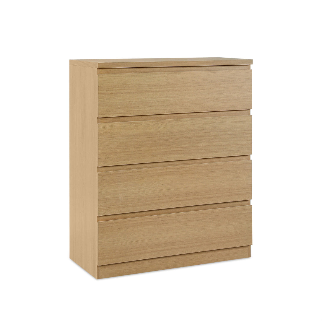 TONGASS 4 Drawer Tallboy - OAK