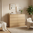 Tongass 8 Drawer Lowboy - Oak