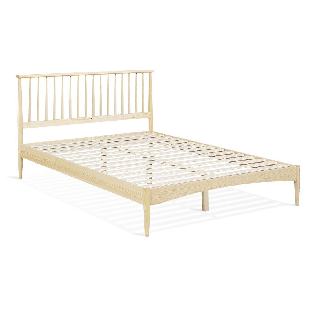 Tolmount Double Wooden Bed Frame - Light Oak