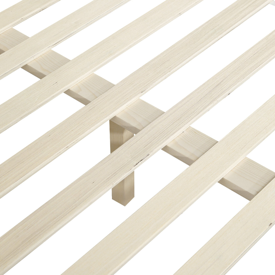 Tolmount Double Wooden Bed Frame - Light Oak