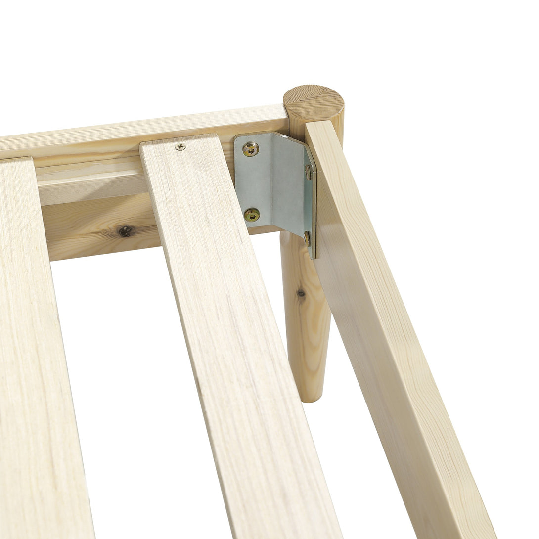 Tolmount Queen Wooden Bed Frame - Light Oak